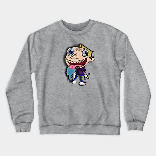 Austin P. Droolgasm Crewneck Sweatshirt by rockinjoey